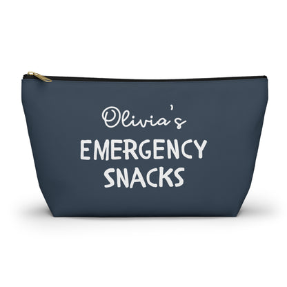 Personalized Emergency Snacks Funny Zip Bag