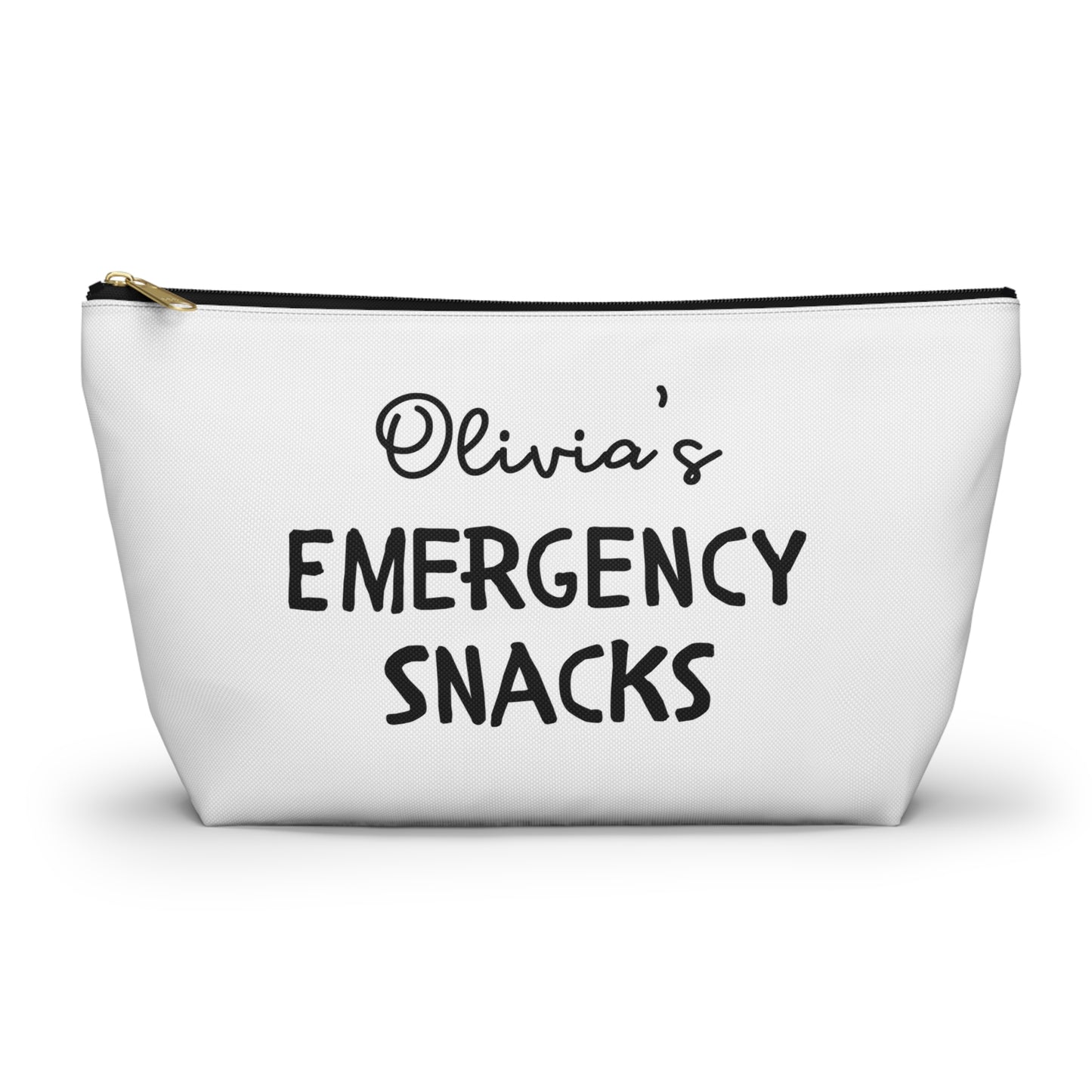 Personalized Emergency Snacks Funny Zip Bag