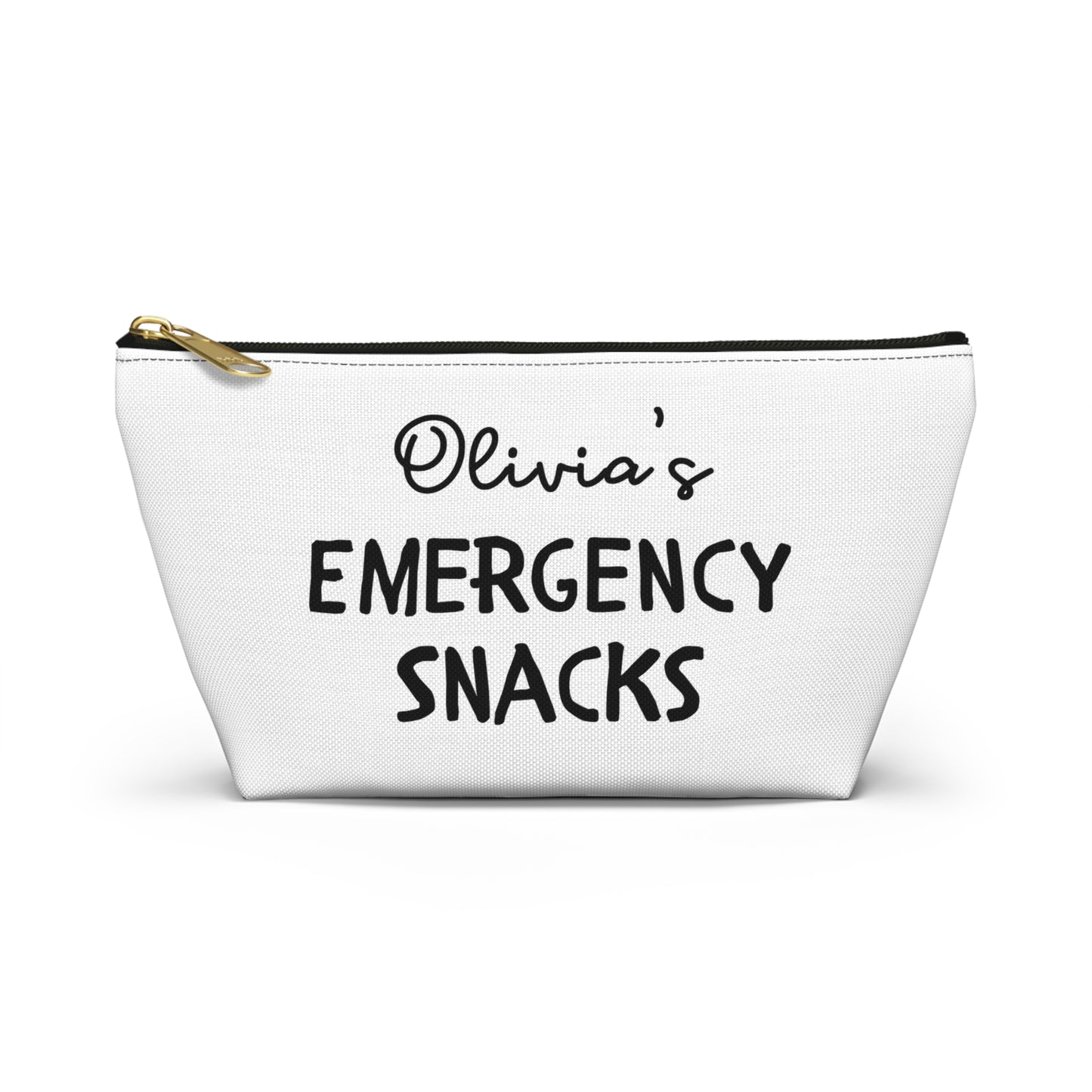 Personalized Emergency Snacks Funny Zip Bag