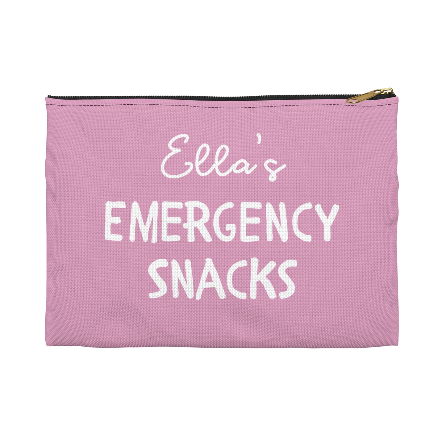 Personalized Emergency Snacks Funny Zip Bag