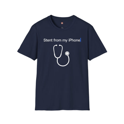 Stent From My iPhone Funny Cardiology T-Shirt