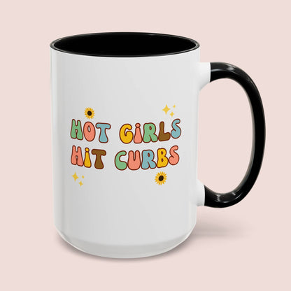 Hot Girls Hit Curbs 15oz white with black accent funny large coffee mug gift for friend best bestie y2k aesthetic baddie BFF waveywares wavey wares wavywares wavy wares cover