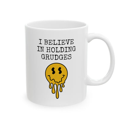 I Believe In Holding Grudges 11oz white funny large coffee mug gift for friend sarcasm novelty tv rude curse word sarcastic cuss waveywares wavey wares wavywares wavy wares