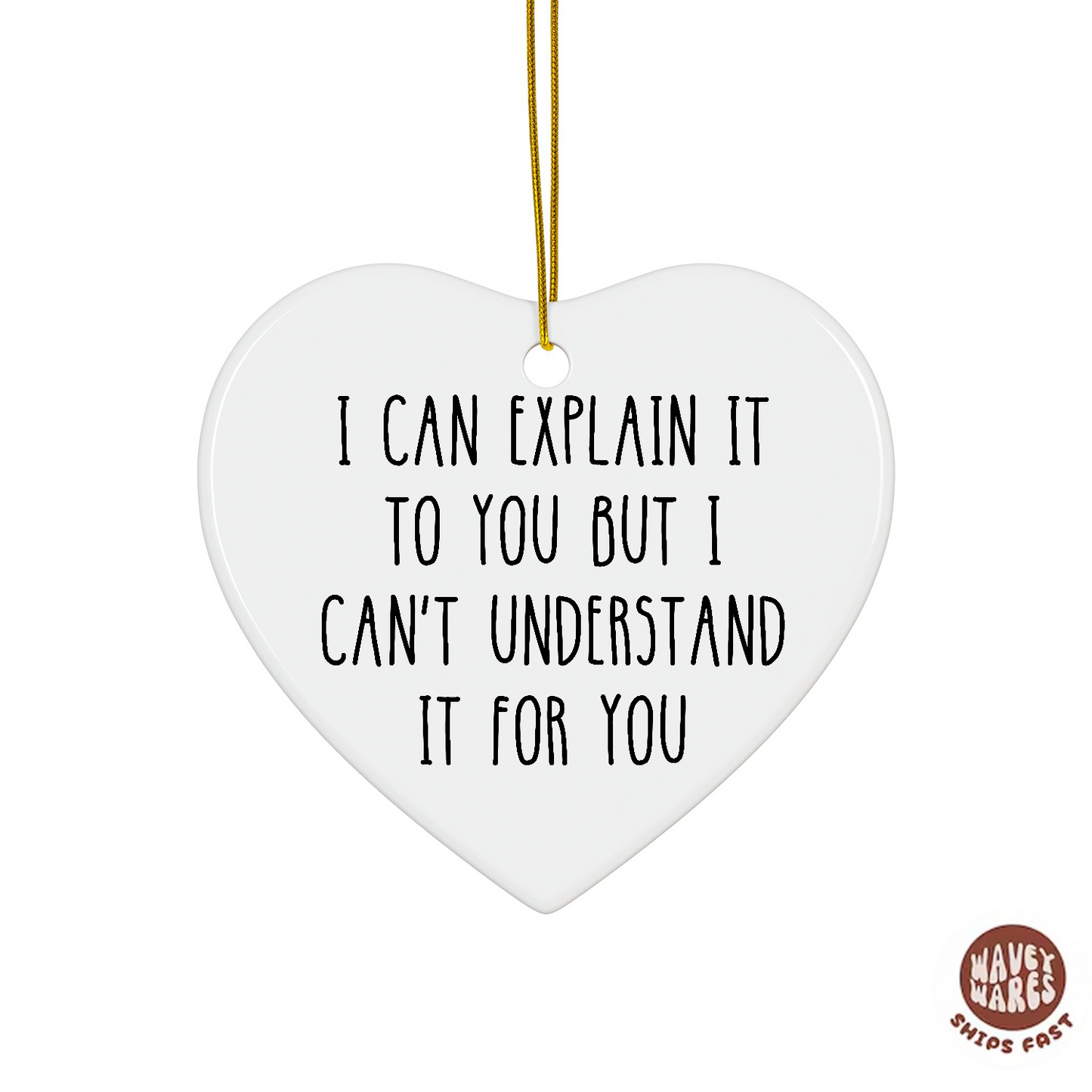 I Can Explain But I Can't Understand It For You Ornament