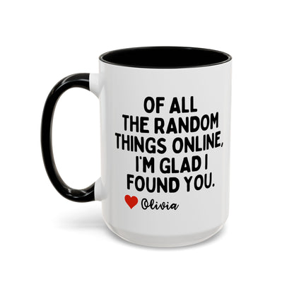 Personalised Of All The Random Things Online Mug