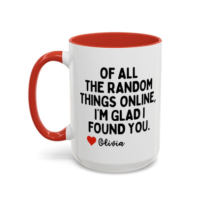 Personalised Of All The Random Things Online Mug