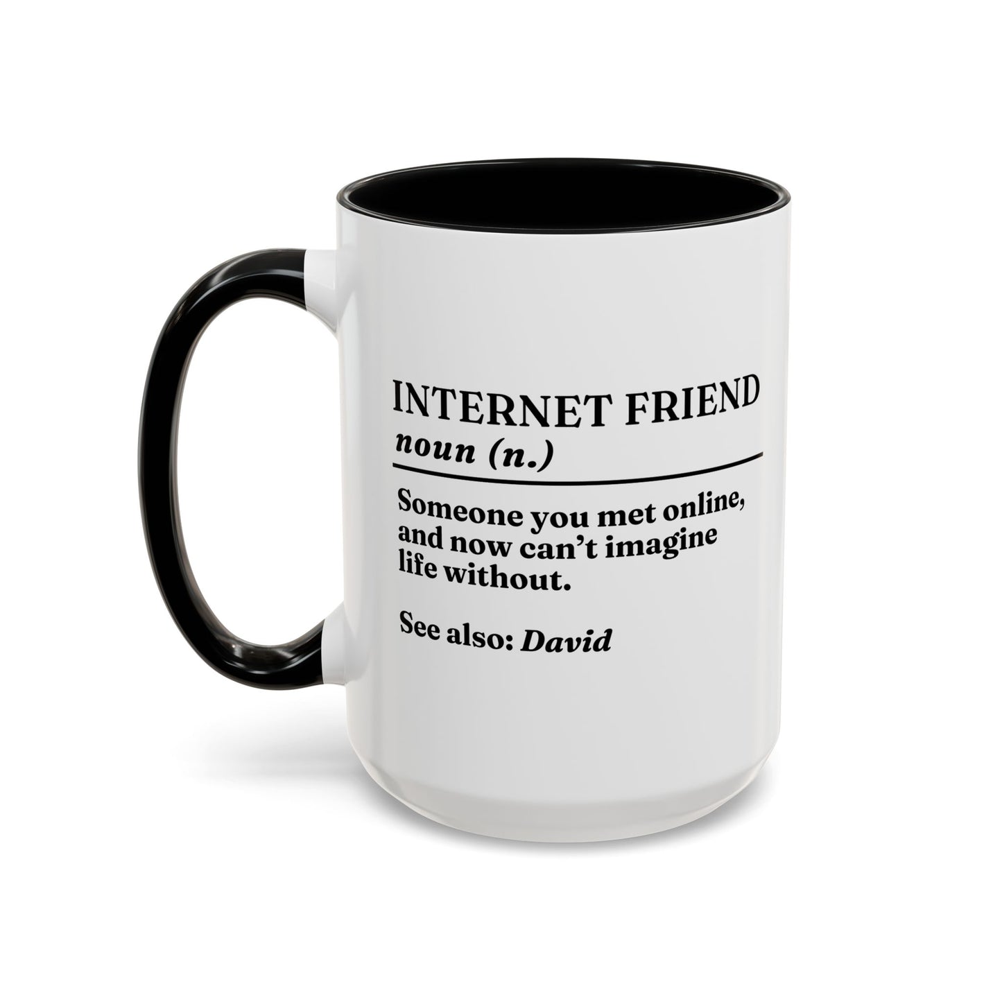Personalised Internet Friend Definition Mug