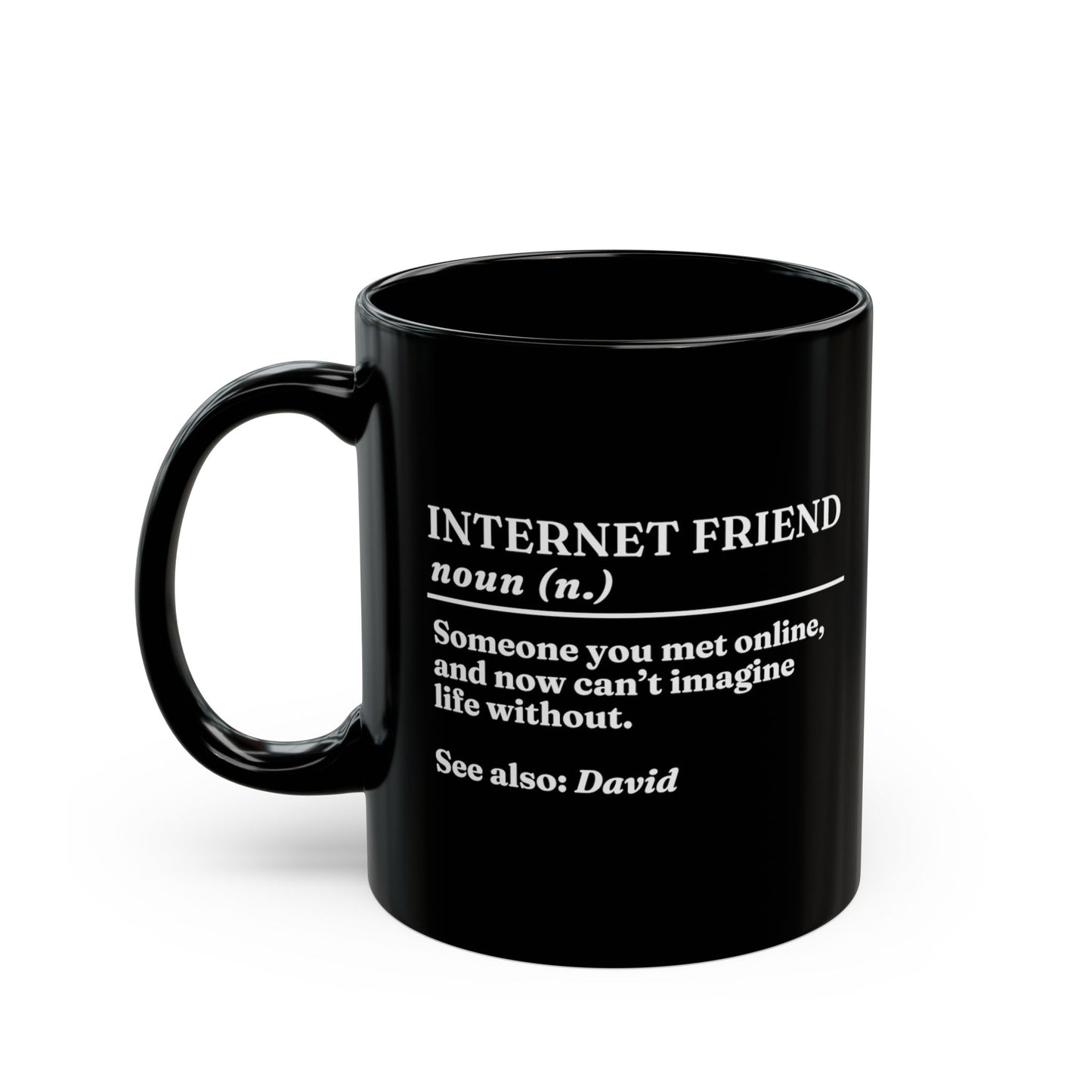 Personalised Internet Friend Definition Mug