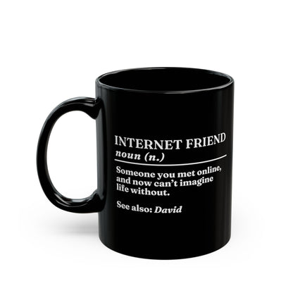 Personalised Internet Friend Definition Mug