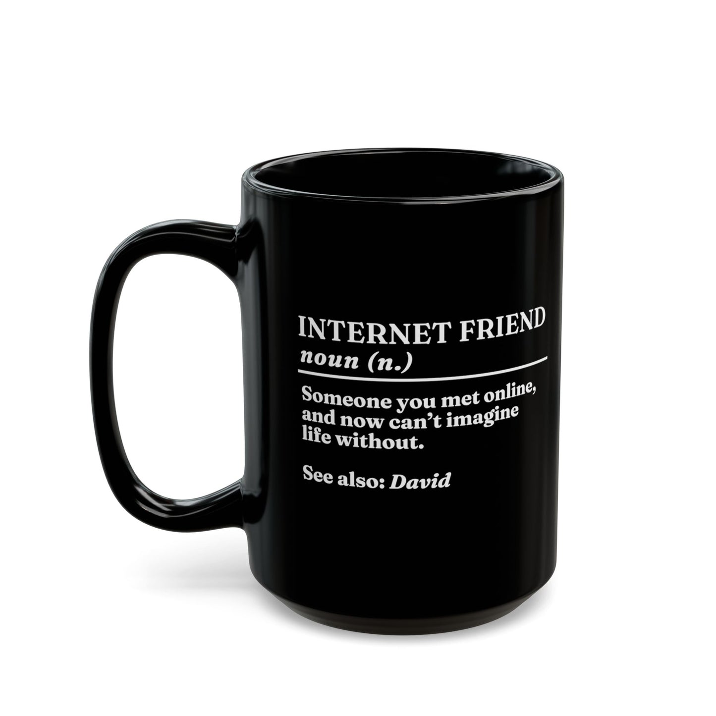 Personalised Internet Friend Definition Mug