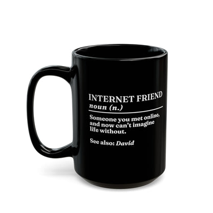 Personalised Internet Friend Definition Mug