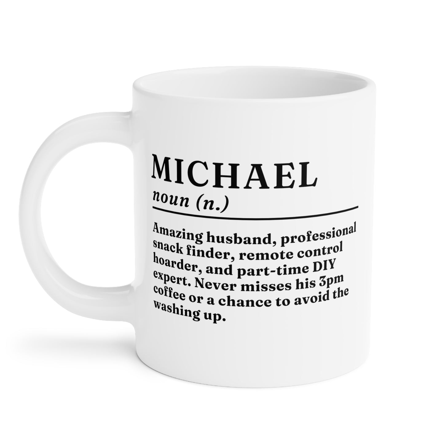 Personalised Name Dictionary Definition Mug
