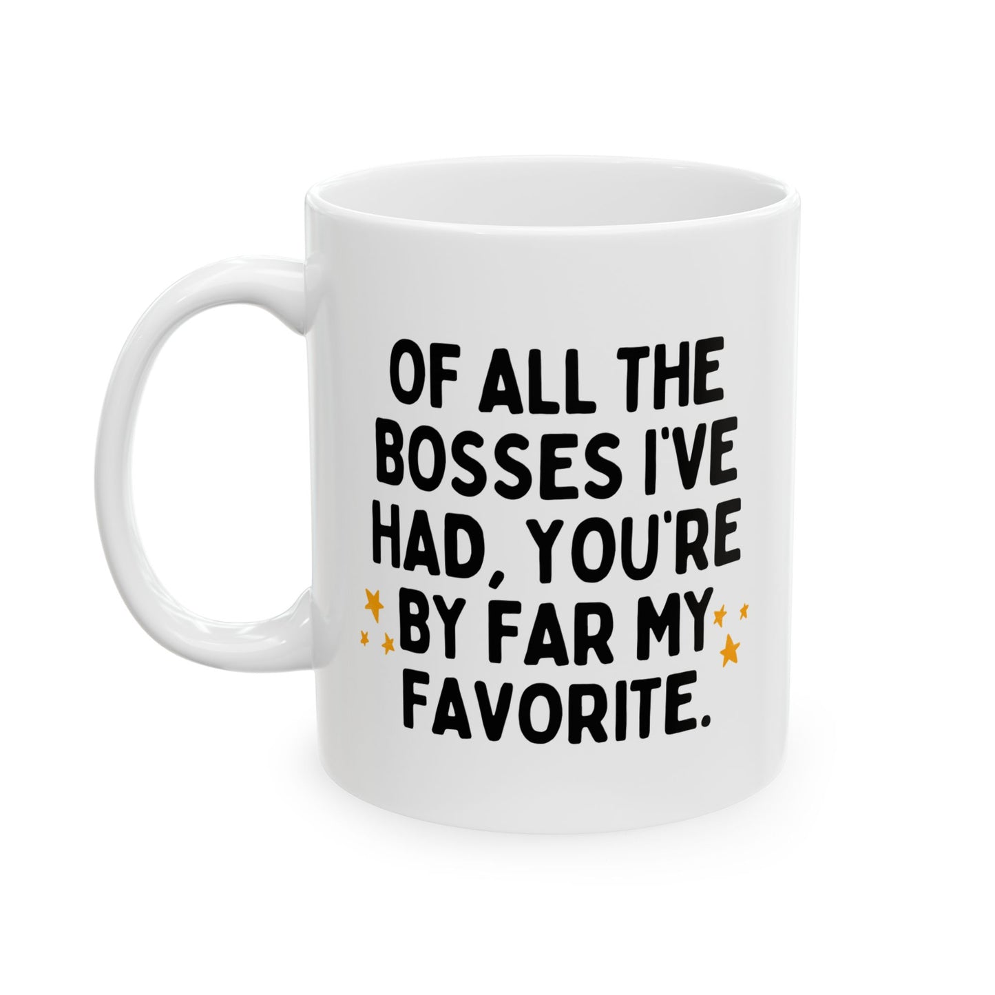 Of All The Bosses Funny Boss Birthday Retirement Gift Mug