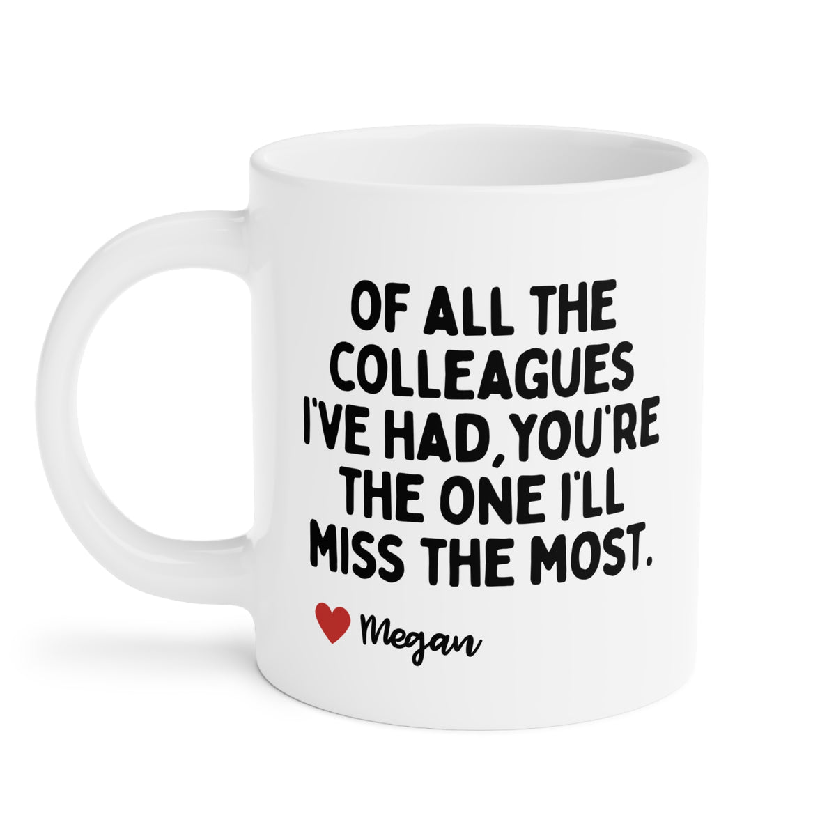Personalized Colleague Work Bestie Leaving Retirement Mug