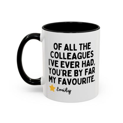 Personalised Work Bestie Birthday Leaving Gift Mug