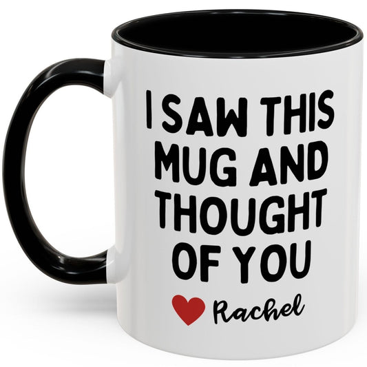 Personalised Thought Of You Mug
