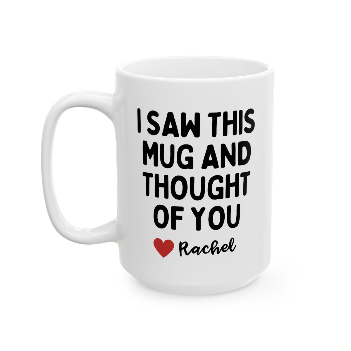 Personalised Thought Of You Mug