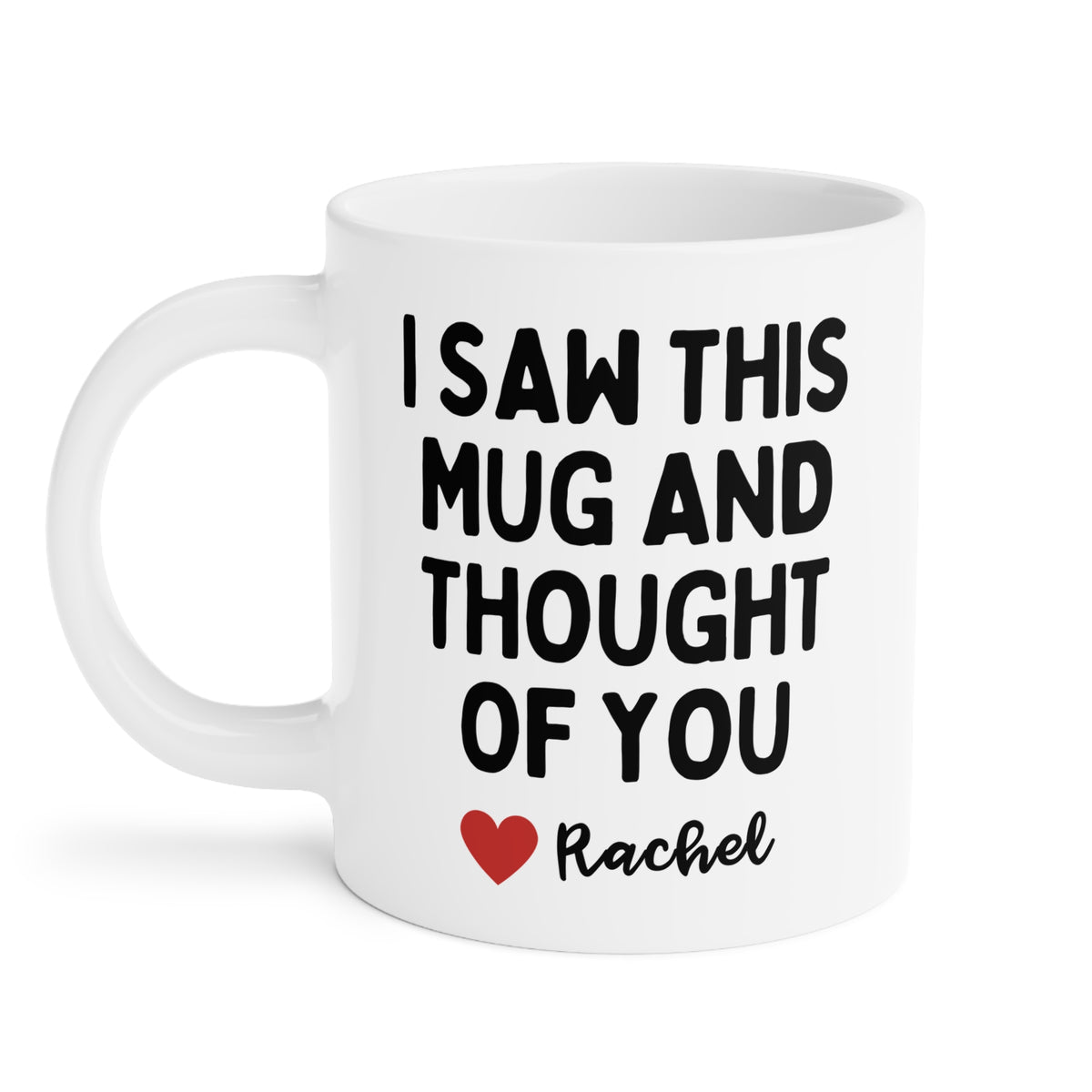 Personalised Thought Of You Mug