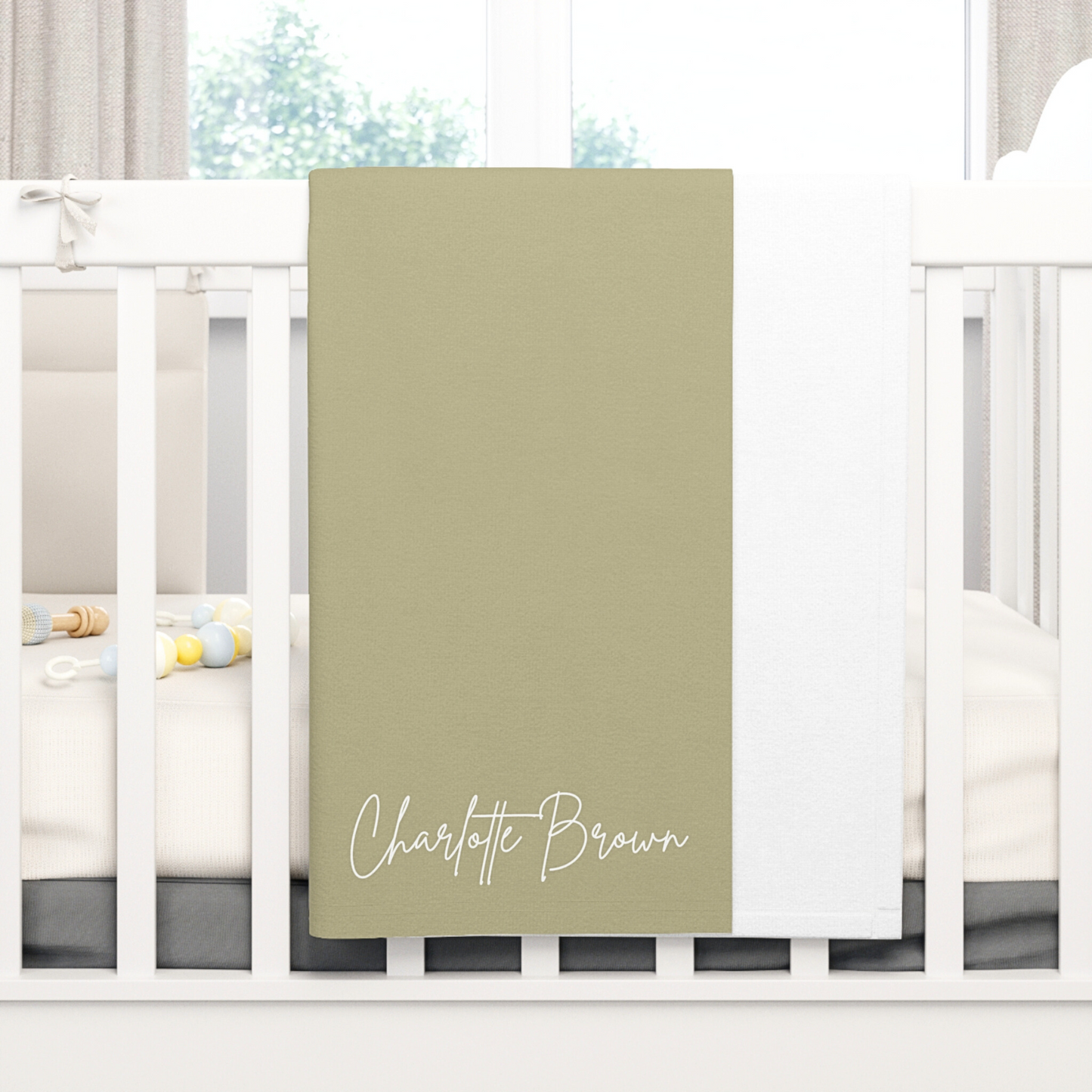 Personalized Baby Name Fleece Blanket