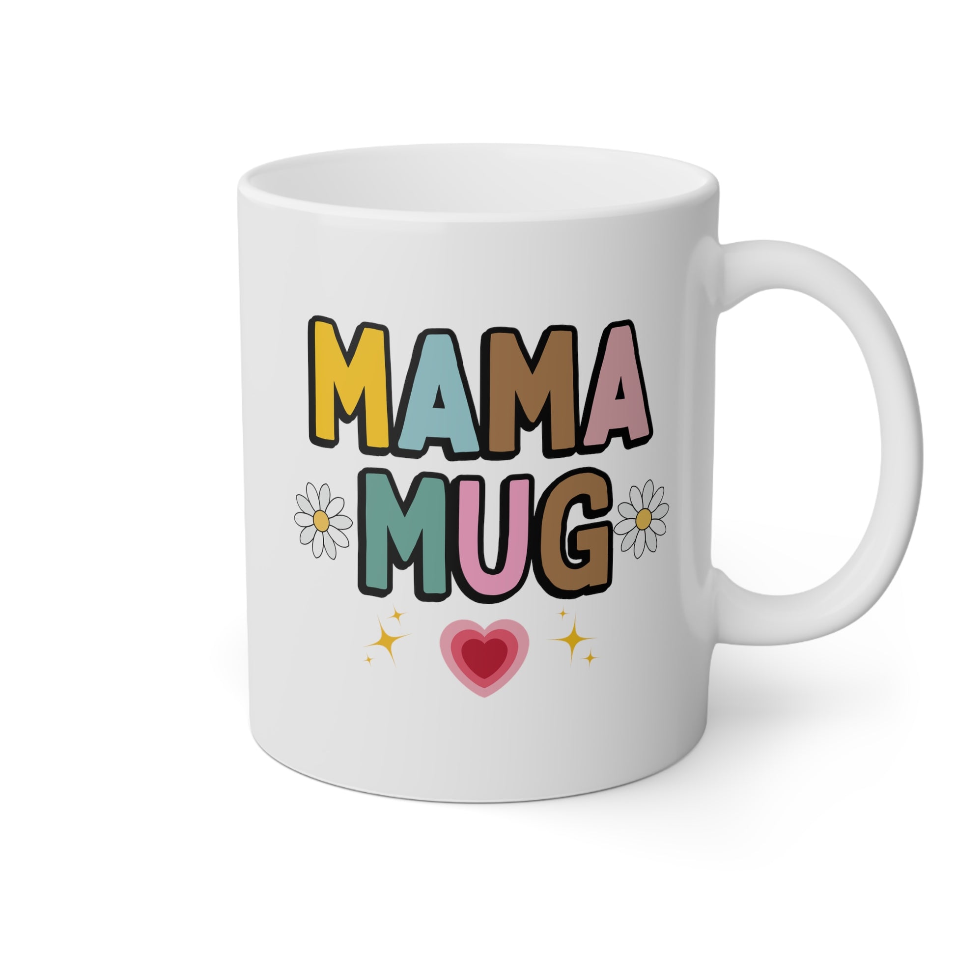 Mama Mug 11oz white funny large coffee mug gift for new mom mother pregnancy announcement baby shower waveywares wavey wares wavywares wavy wares