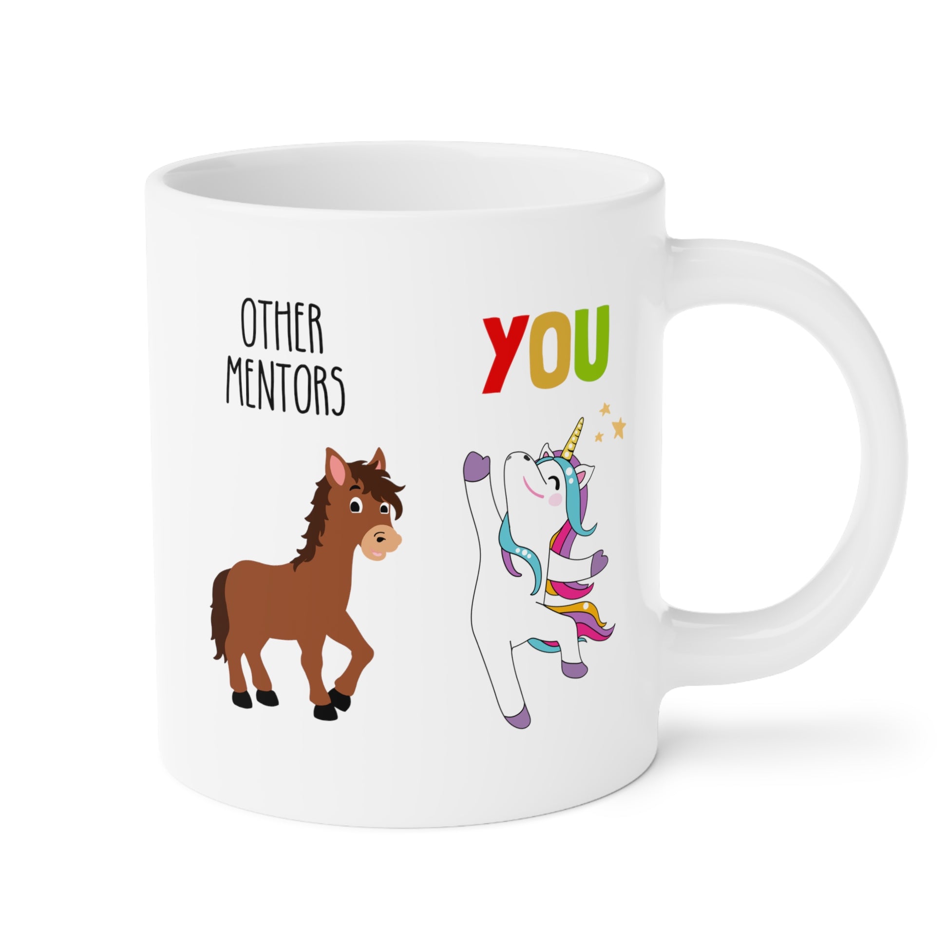 Other Mentors vs You 20oz white funny large coffee mug gift for mentors thank you appreciation waveywares wavey wares wavywares wavy wares