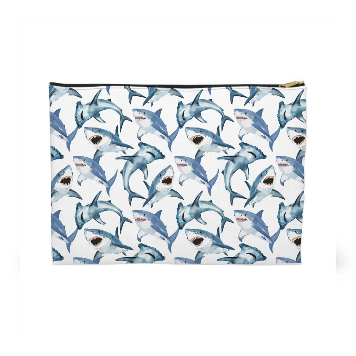 Sharks Pattern Toiletry Bag