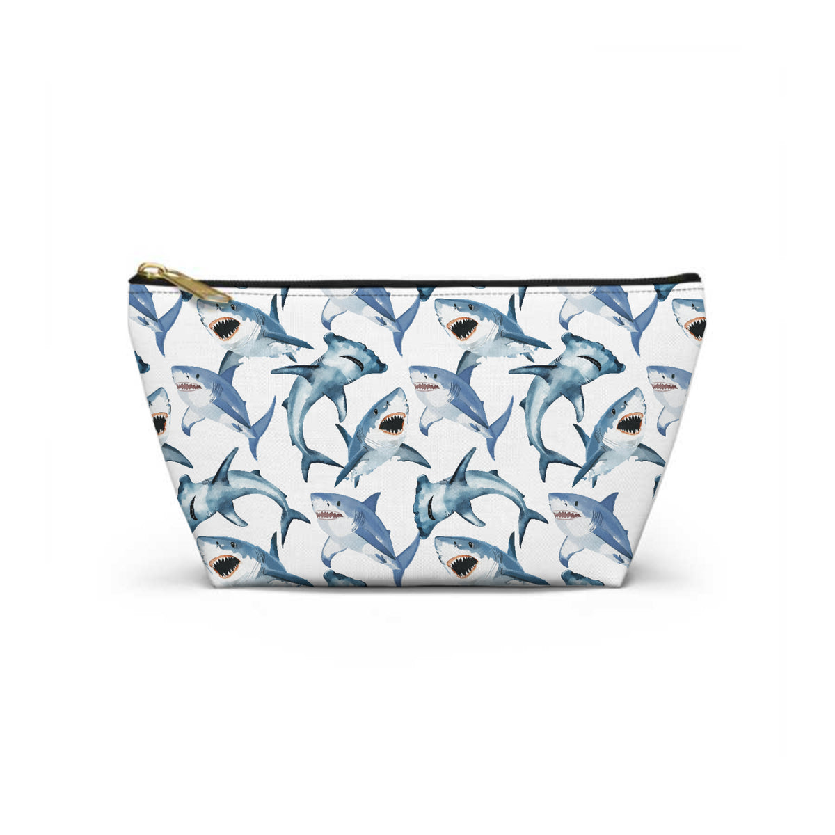 Sharks Pattern Toiletry Bag