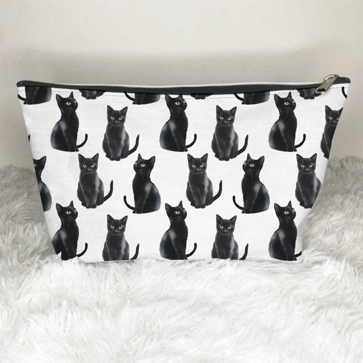 Bombay Cats Pattern Toiletry Bag