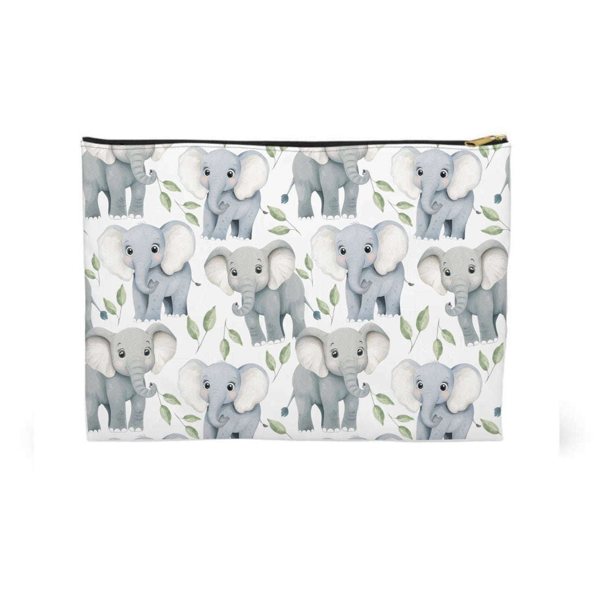 Elephant Pattern Toiletry Bag