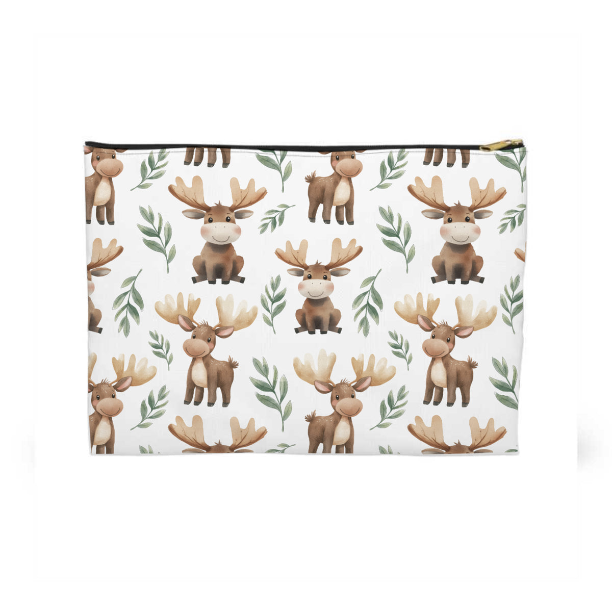 Moose Pattern Toiletry Bag