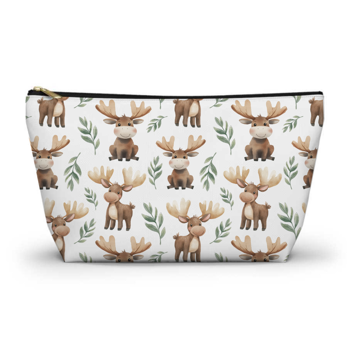 Moose Pattern Toiletry Bag