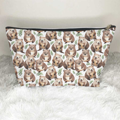 Wombats Pattern Toiletry Bag