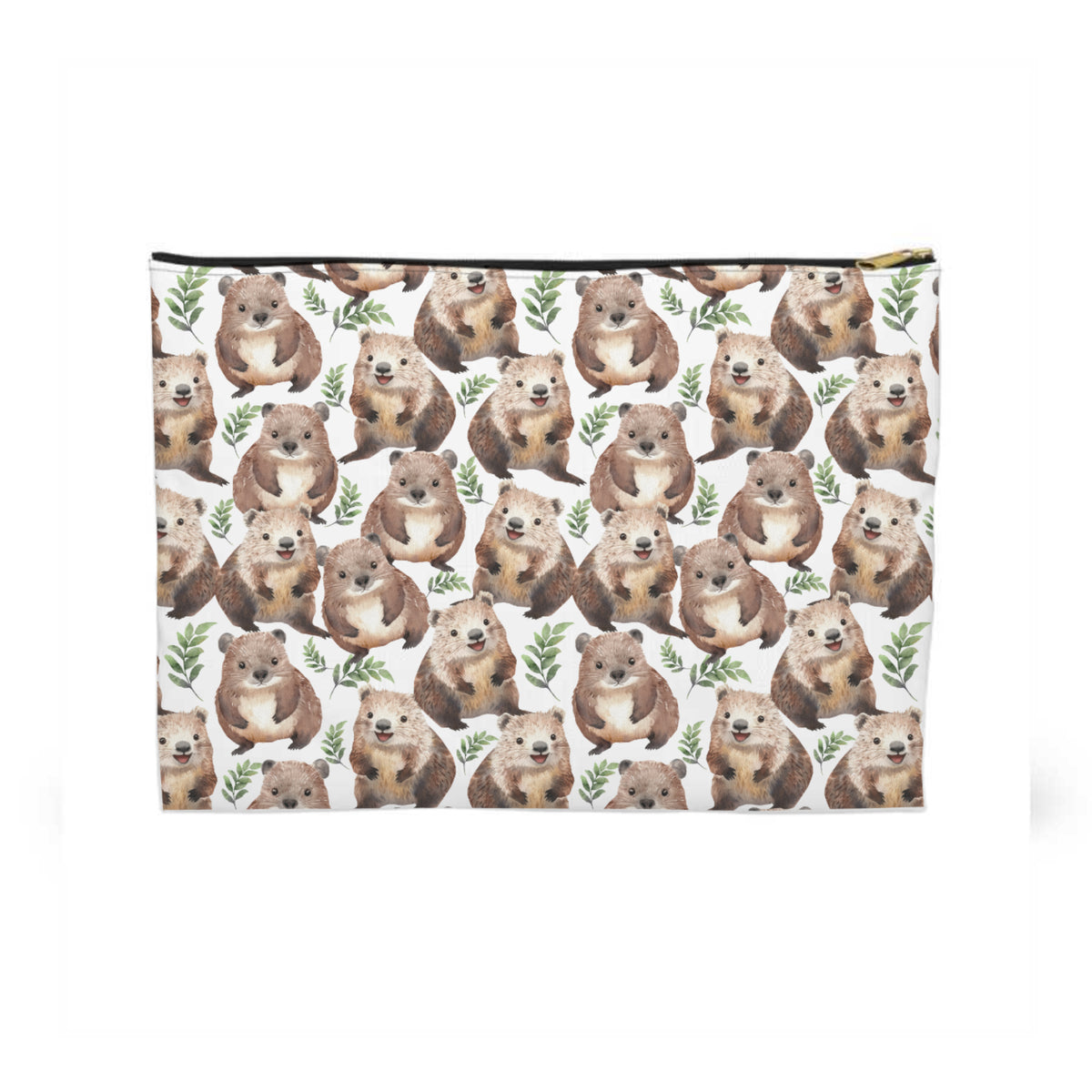 Wombats Pattern Toiletry Bag