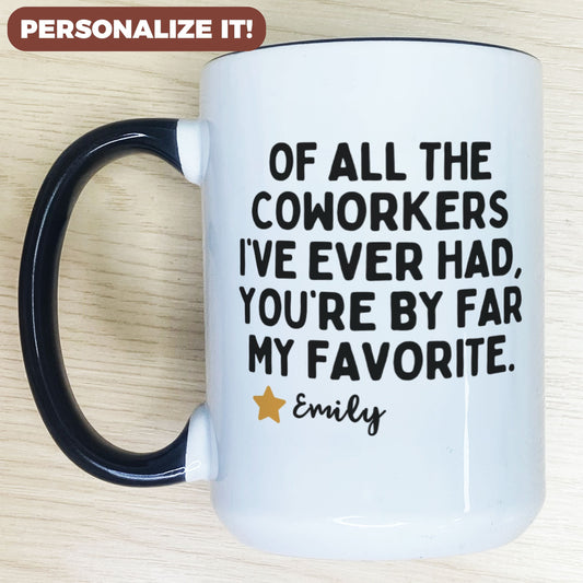 Personalized Work Bestie Birthday Leaving Gift Mug