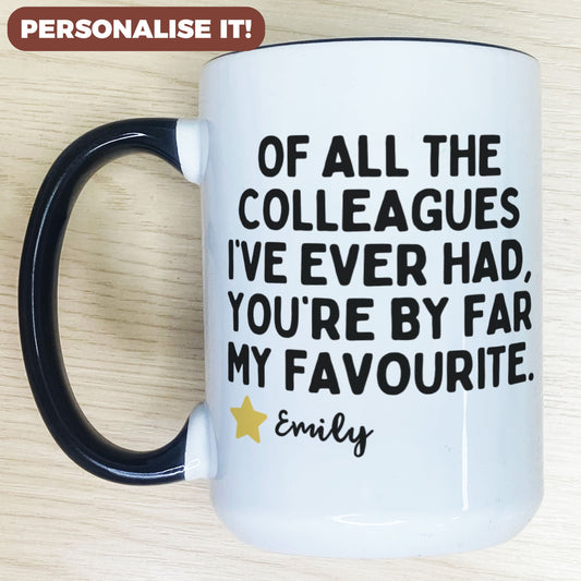 Personalised Work Bestie Birthday Leaving Gift Mug