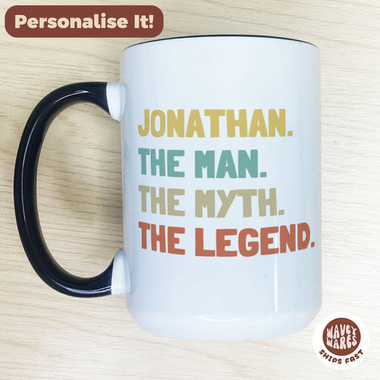 Personalized The Man The Myth The Legend Coffee Mug
