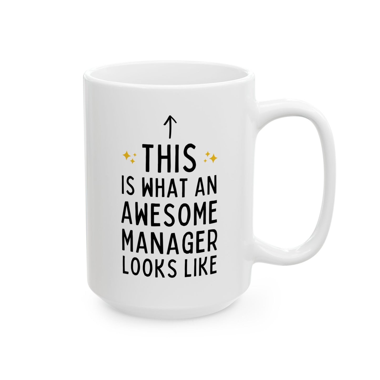 This Is What An Awesome Manager Looks Like 15oz white funny large coffee mug gift for boss chaos coordinator office appreciation HR secret santa Christmas waveywares wavey wares wavywares wavy wares