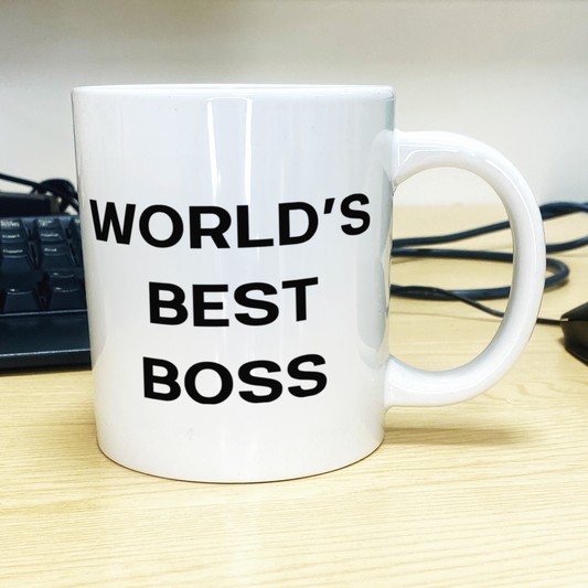 World's Best Boss Funny 20oz. Big Office Mug