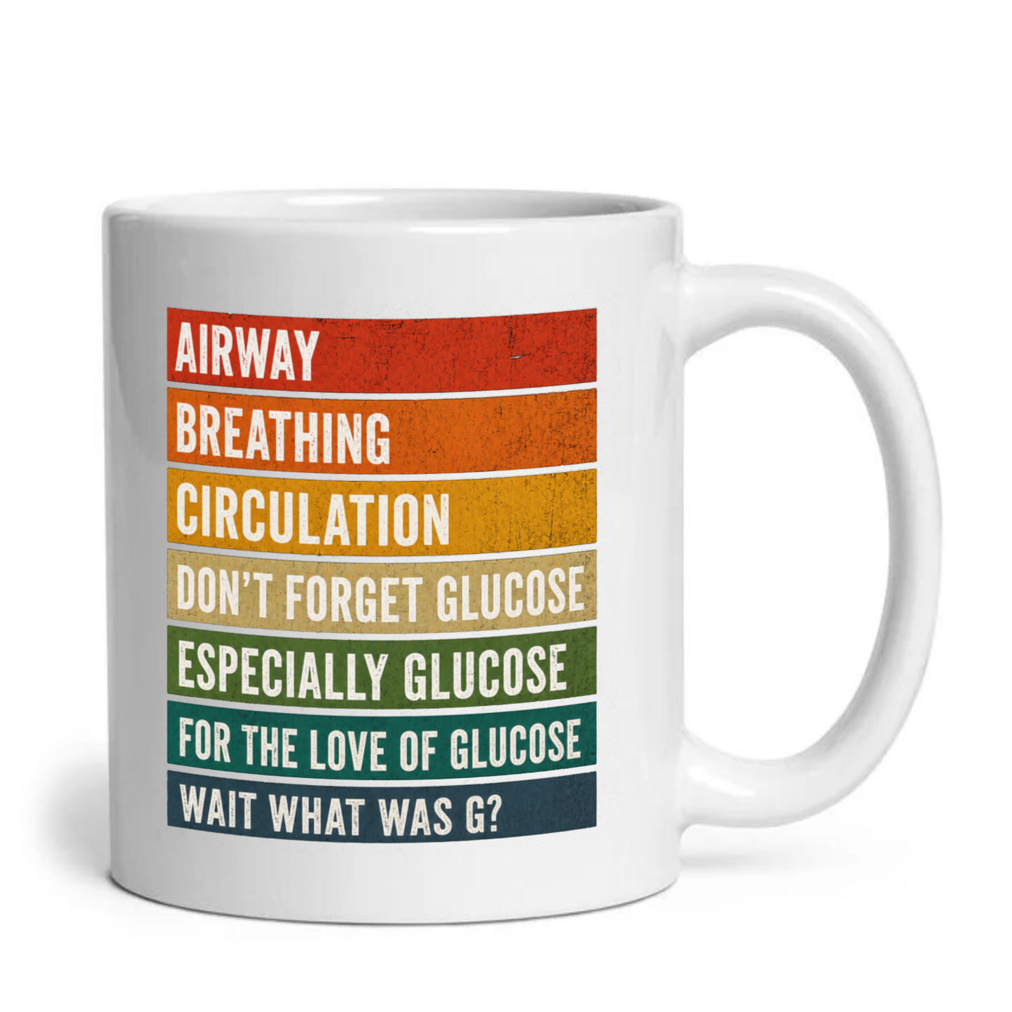 ABC Glucose Funny Medical Mug
