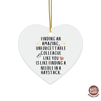 Unforgettable Colleague Ornament