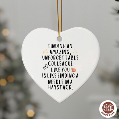Unforgettable Colleague Ornament
