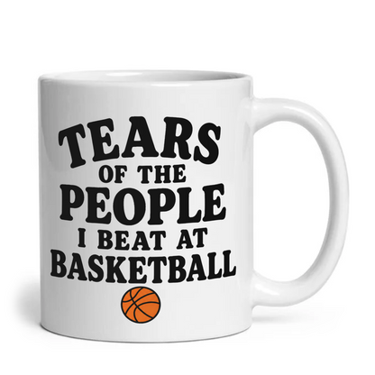 Tears Of The People I Beat At Basketball Mug