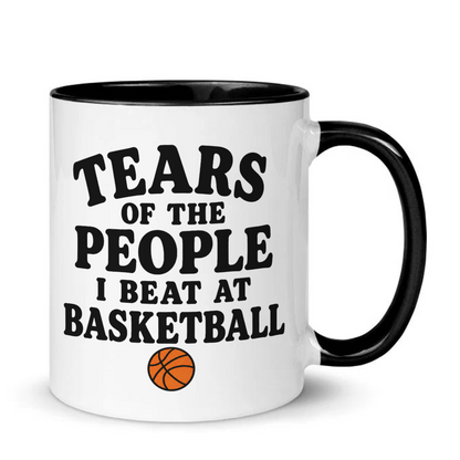 Tears Of The People I Beat At Basketball Mug