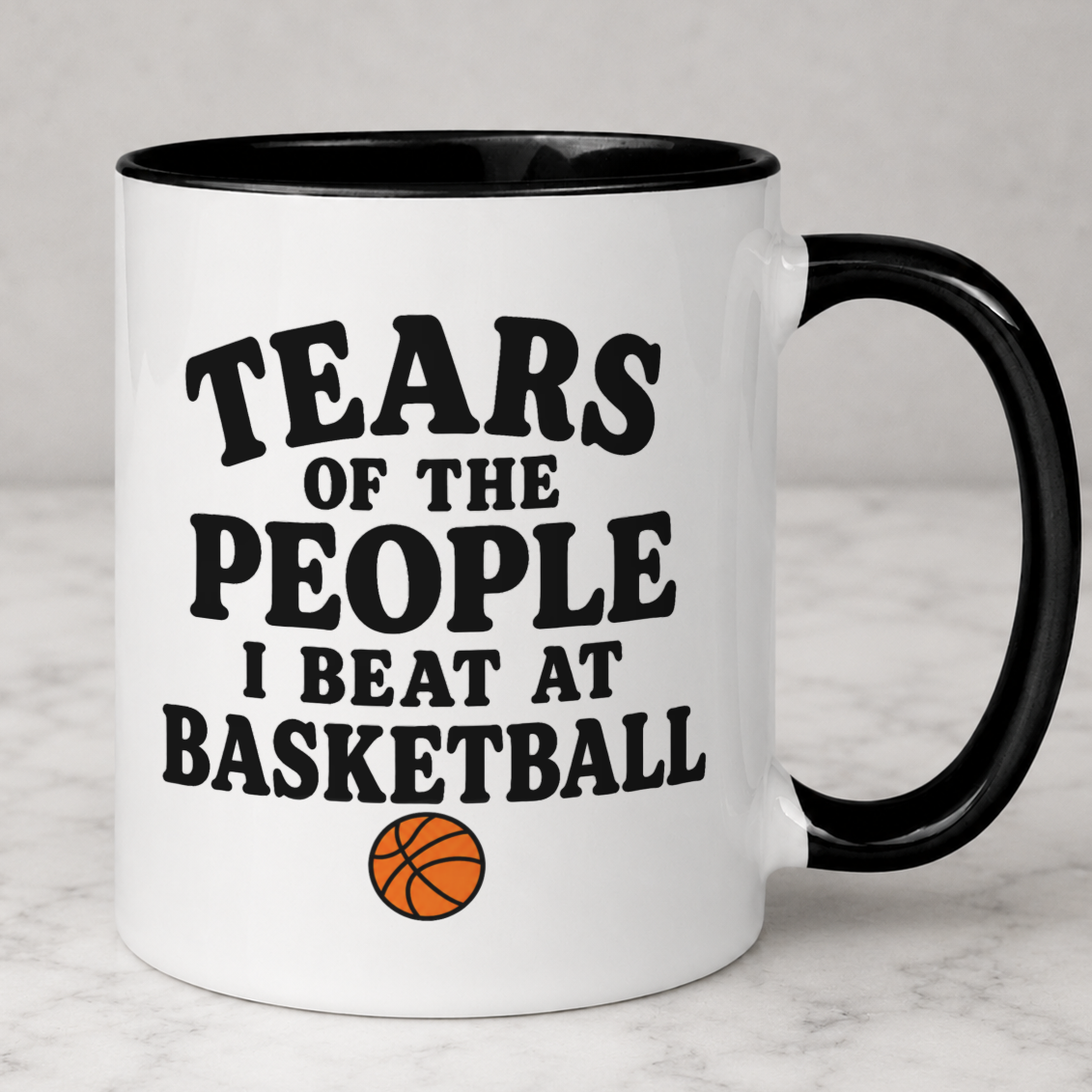 Tears Of The People I Beat At Basketball Mug