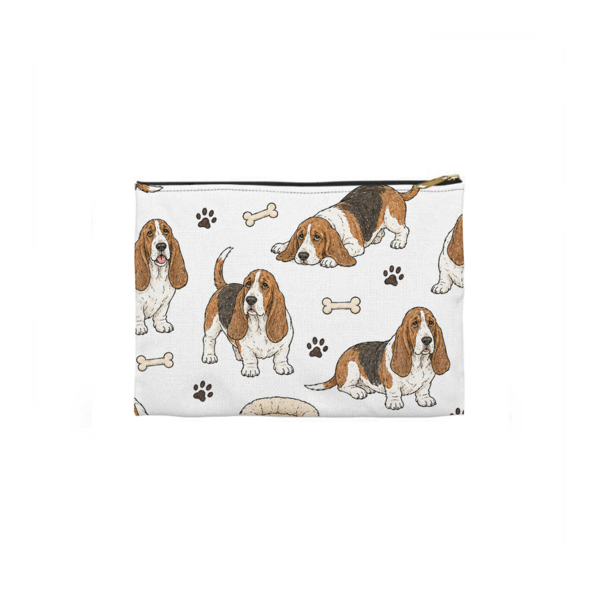 Basset Hound Dogs Toiletry Bag