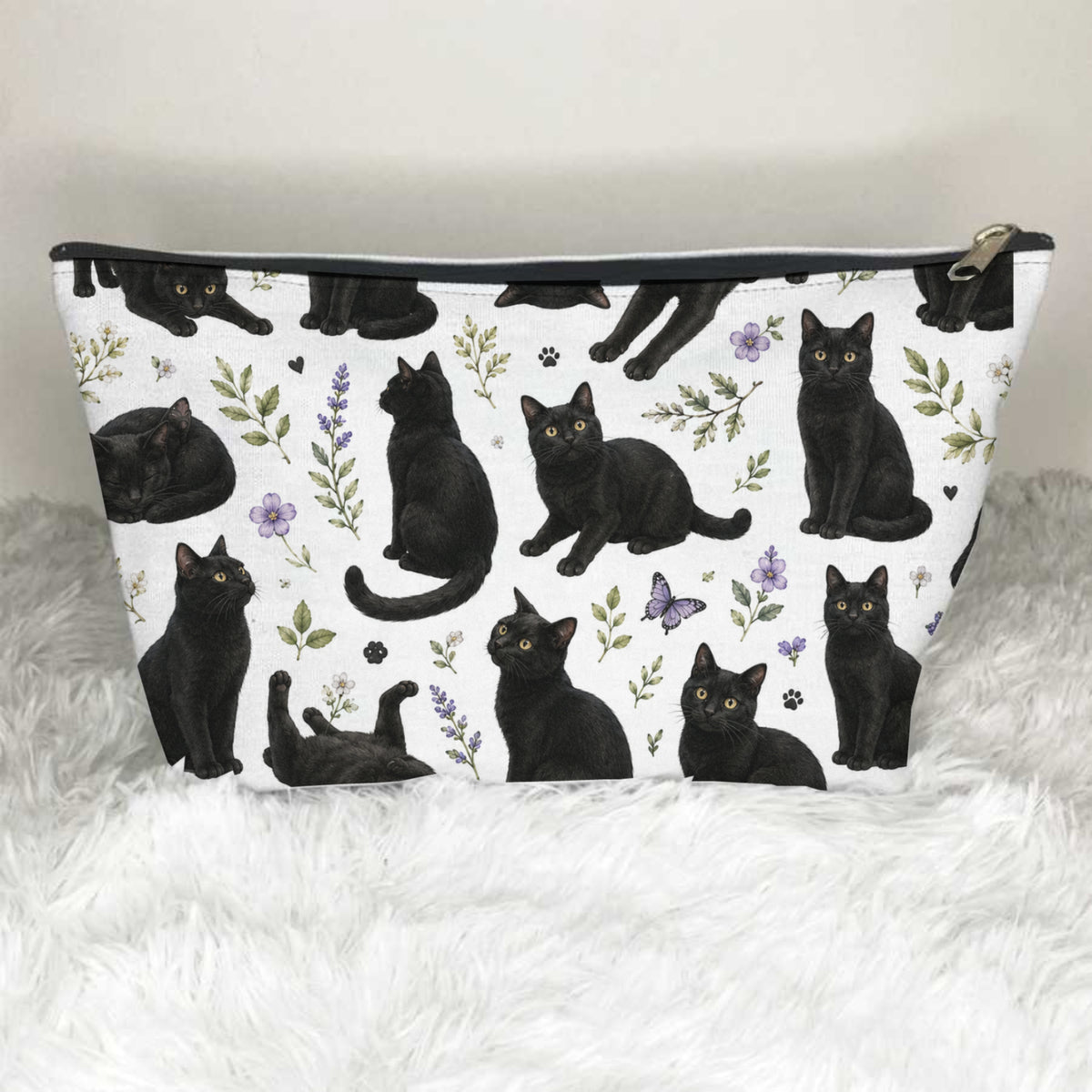 Black Cats Toiletry Bag