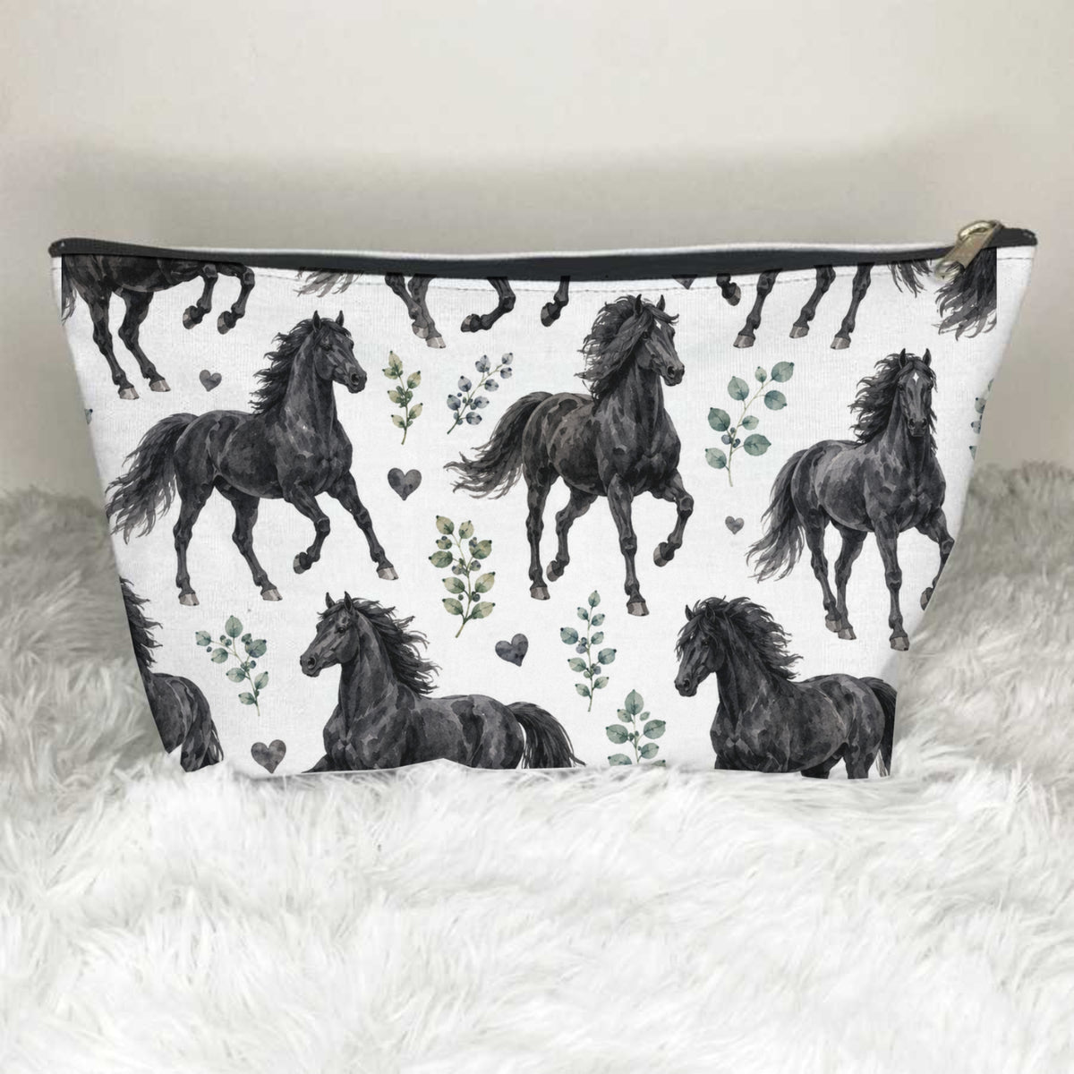 Black Horses Toiletry Bag