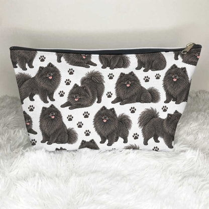 Black Pomeranians Toiletry Bag