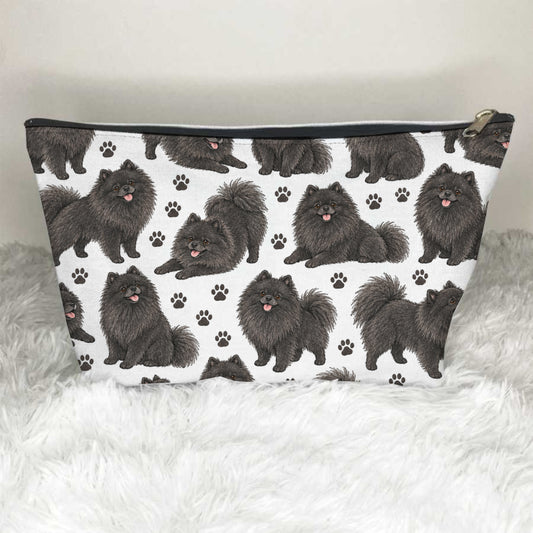 Black Pomeranians Toiletry Bag