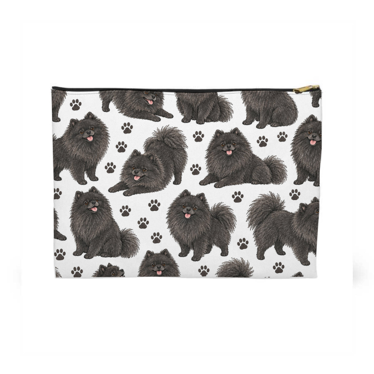 Black Pomeranians Toiletry Bag